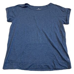 Denver Hayes Blue Raglan Sleeve T-Shirt with Kangaroo Pocket - XL